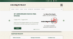 Desktop Screenshot of nuovafima.com